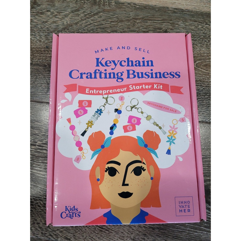 Kids Crafts Keychain‎ Crafting Business Entrepreneur Starter Kit For Girls #5